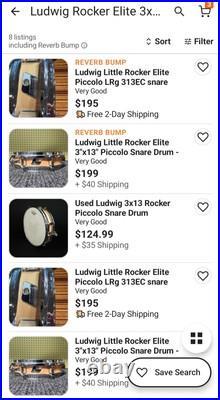 13x3 Ludwig Piccolo Snare Drum