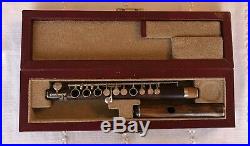 1885 Buffet wooden piccolo, silver ring keys, no cracks