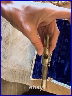 1960's Silver Played C Piccolo In 1960's Blue Velvet-Lined Case BEAUTIFUL