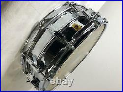 1965 Ludwig Chrome Snare Drum 14 Classic Chicago USA SN 256795