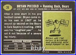1969 Topps Gale Sayers #51 & Bryan Piccolo #26 RC +'95 Time Warp &'15 eTopps