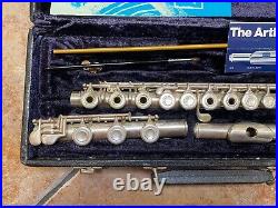 1970s ARTLEY VINTAGE FLUTE ALL SILVER 9.0