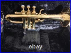 1970s Selmers 3 Valve Bb/A Piccolo Trumpet In Clear Lacquer With Case