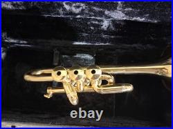1970s Selmers 3 Valve Bb/A Piccolo Trumpet In Clear Lacquer With Case