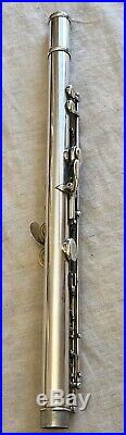 1974 Wm. S. Haynes Golden Age/Pre-Eastman Commercial Model Silver Flute, NR