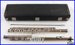 1980s Gemeinhardt M3S Conservatory Model Open-Hole SILVER Flute withBox
