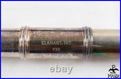 1980s Gemeinhardt M3S Conservatory Model Open-Hole SILVER Flute withBox