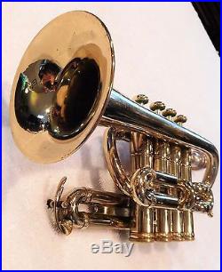 1983 LA Benge Piccolo Trumpet Clean and Straight Lacquered Horn