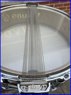 1990s Premier 4x14 No. 2034 Brass Piccolo Snare Drum