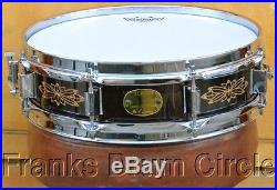 1991 Ludwig Limited Edition Hand Engraved Black Beauty 3x13 Piccolo Snare Drum