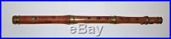 19th cent Late Goulding & D'Almaine boxwood piccolo flute