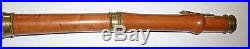 19th cent Late Goulding & D'Almaine boxwood piccolo flute
