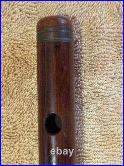 19th century 7 key rosewood flute