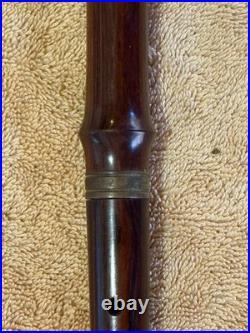 19th century 7 key rosewood flute