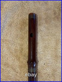 19th century 7 key rosewood flute