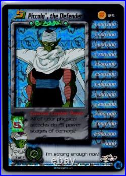 1x DBZ CCG PICCOLO THE DEFENDER LV5 FOIL ULTRA RARE 125 CELL GAMES SAGA LIMITED