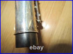 24v/yamaha 381 Flute/sterling Silver Head/needs Polishing/case