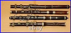 4 old Piccolo flute