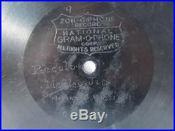 78rpm 7 etched ZONOPHONE Piccolo Medley by FRANK S. MAZZIOLLI