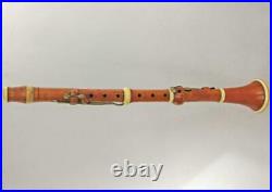 ANTIQUE BOXWOOD CLARINET by H WREDE LONDON 1840 flute piccolo vintage