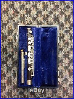 ARMSTRONG PICCOLO T 3567 WOOD IN ORIGINAL CASE
