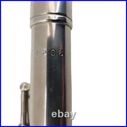 ARTLEY FLUTE SILVER Plate in Original Case 17-0 Serial # 672106