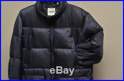 ASPESI Men's Piccolo Parka Blue Nylon Down Jacket Size XL