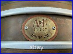 A&F Drum Co 3 X 13 Rude Boy Raw Brass Snare
