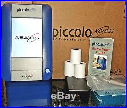 Abaxis Piccolo Xpress Blood Chemistry Analyzer Clia Waived Portable