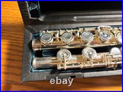 Altus Flute A907E withGenuine Case, Bag, Rod, Book Maintenance required from JAPAN
