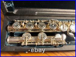 Altus Flute A907E withGenuine Case, Bag, Rod, Book Maintenance required from JAPAN
