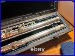 Altus Flute A907E withGenuine Case, Bag, Rod, Book Maintenance required from JAPAN