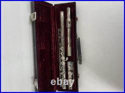 Amadeus by Wm. S. Haynes Co. Model AF500 Flute with Hard Case Silver Plated