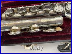 Amadeus by Wm. S. Haynes Co. Model AF500 Flute with Hard Case Silver Plated