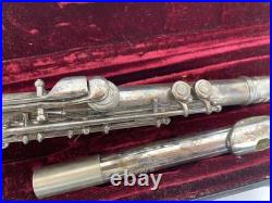 Amadeus by Wm. S. Haynes Co. Model AF500 Flute with Hard Case Silver Plated