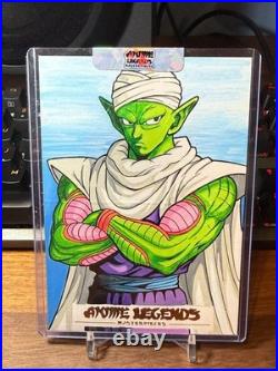 Anime Legend Masterpieces Triplet Sketch Piccolo Signed By Lyn Sibayan