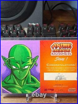 Anime Legend Masterpieces Triplet Sketch Piccolo Signed By Lyn Sibayan
