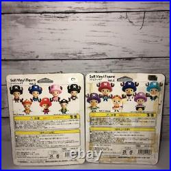 Anime Mixed set Soft vinyl figure lot of 8 one piece Dragon Ball Luffy Piccolo