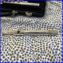 Anthem A-2500 Flute Silver Plated Student Intermediate with Case & Cleaning Rod