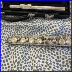 Anthem A-2500 Flute Silver Plated Student Intermediate with Case & Cleaning Rod