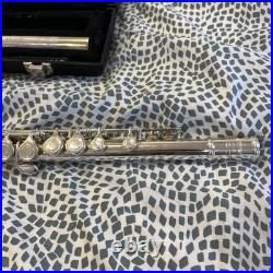 Anthem A-2500 Flute Silver Plated Student Intermediate with Case & Cleaning Rod