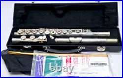 Antigua Vosi FL2410SL Silver Plated Student Open Hole Flute with Case