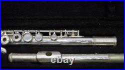 Antigua Vosi FL2410SL Silver Plated Student Open Hole Flute with Case