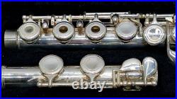 Antigua Vosi FL2410SL Silver Plated Student Open Hole Flute with Case