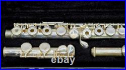 Antigua Vosi FL2410SL Silver Plated Student Open Hole Flute with Case