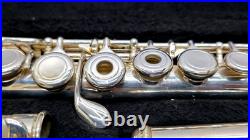 Antigua Vosi FL2410SL Silver Plated Student Open Hole Flute with Case
