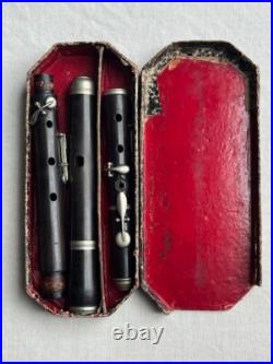 Antique Baumgartel Coblenz German 5 Keys Flute 1880's