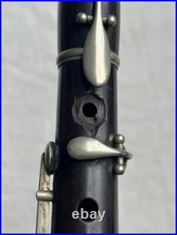 Antique Baumgartel Coblenz German 5 Keys Flute 1880's