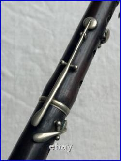 Antique Baumgartel Coblenz German 5 Keys Flute 1880's
