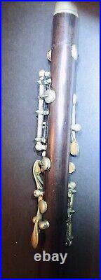 Antique Baystate WM Haynes Boston 1800s Wooden FlutePiccolo Serial Number 5xxx E